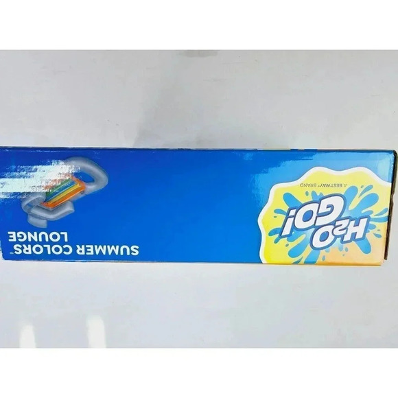 H2O Bestway Summer Colors Arm and Backrest Cup Holder Pool Floating Lounge NWB - Picture 6 of 6